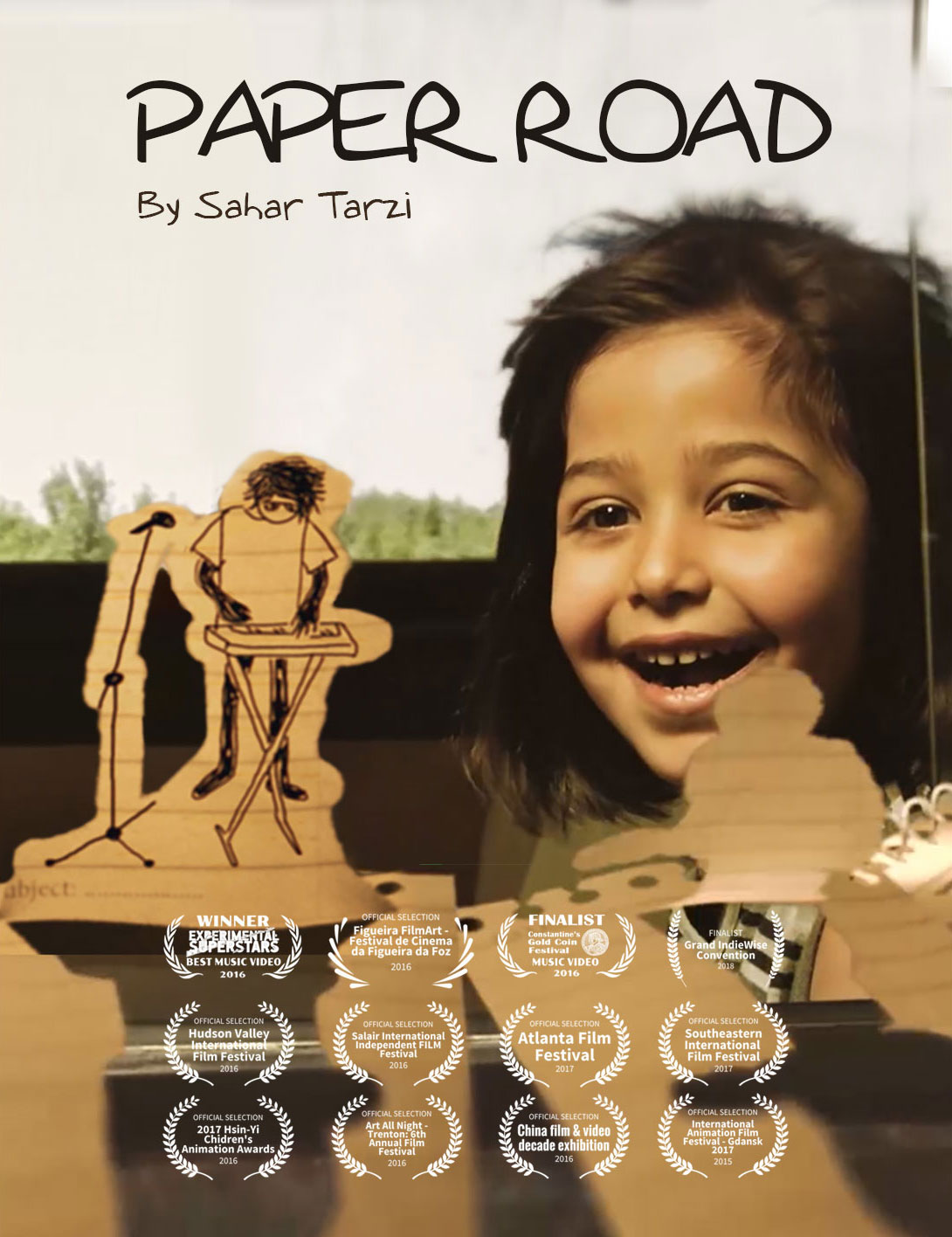 Paper road animation music video